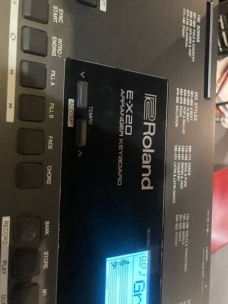 Roland E-x20  Keyboard  Piano 1