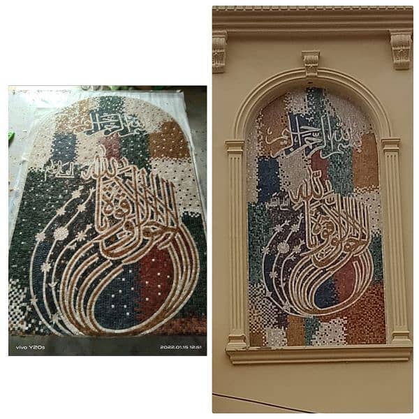 marble mosaic hand made 1