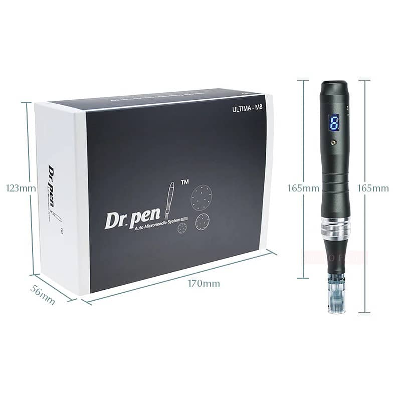 Professional Wireless Dr pen M8 With Cartridges Derma Pen Skin Care 6