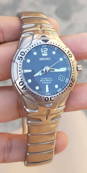 Seiko KINETIC AUTO TITANIUM RELAY