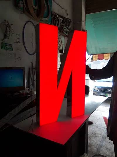 backlit signs boards/Acrylic Signs board/Neon Signs/3D led Sign Boards 6