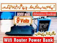 WIFI Router UPS/Power Bank 9 Volt 8000 mAh