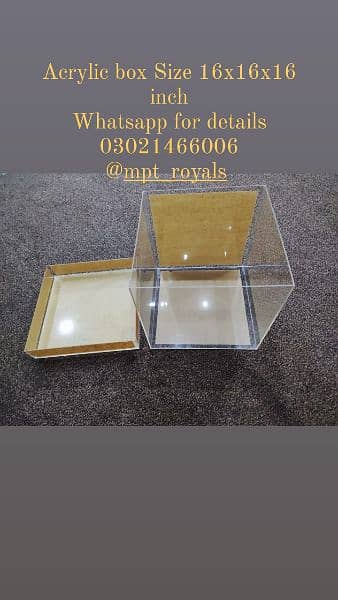 Acrylic made Gift boxes ( 03021466006) 6