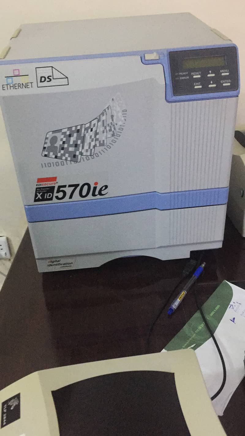 PVC RFID Card Printer XID Edisecure 580ie Made in Japan 4
