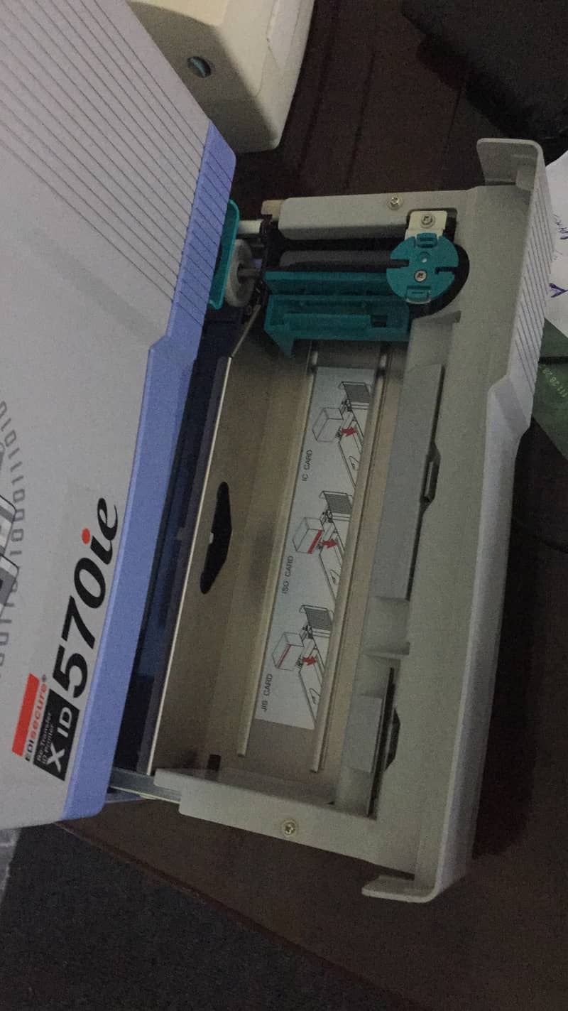 PVC RFID Card Printer XID Edisecure 580ie Made in Japan 7