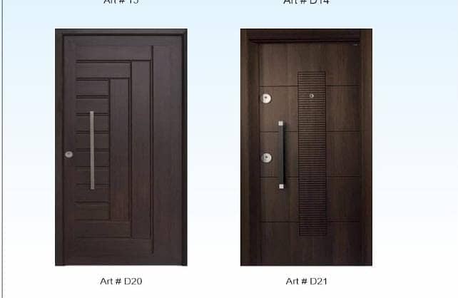 Fiber glass door / wood floor / fiber sheet 13