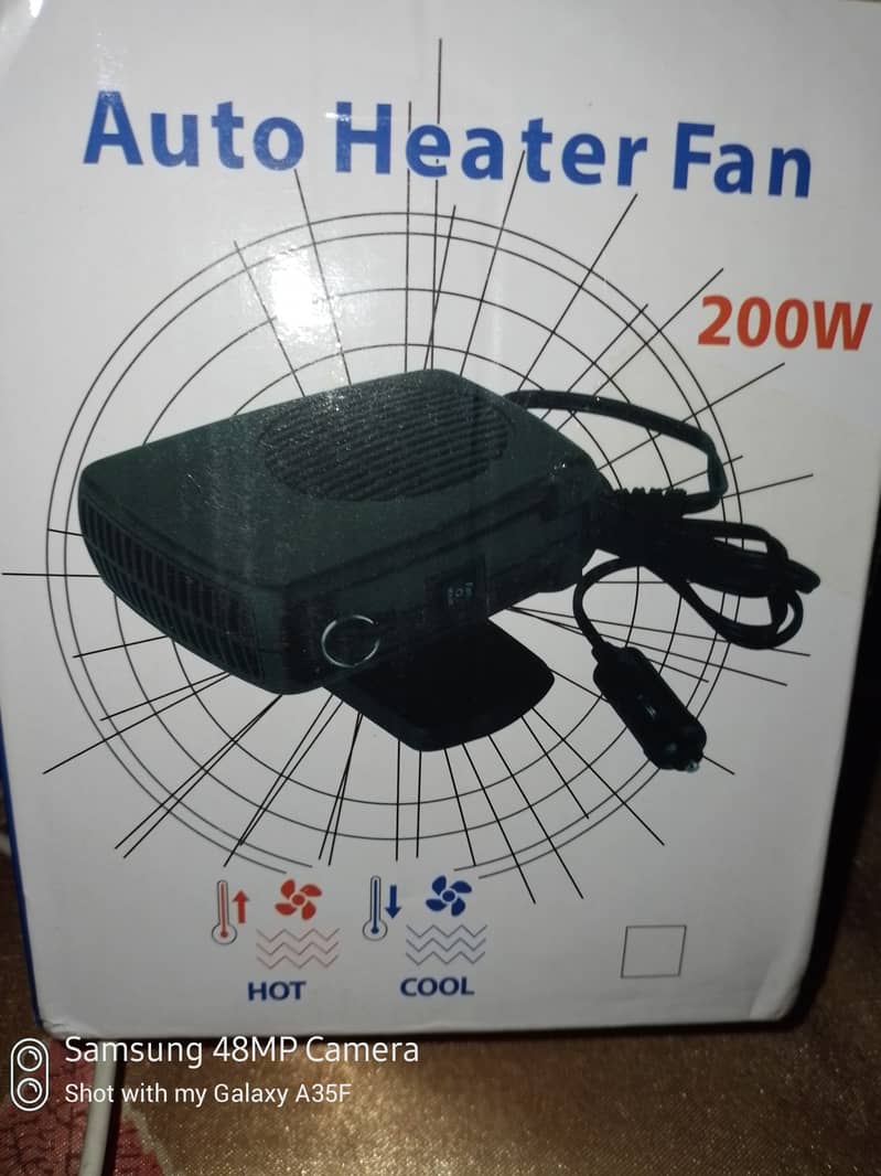 Heater FAN 12VOLT cool and hot air 1