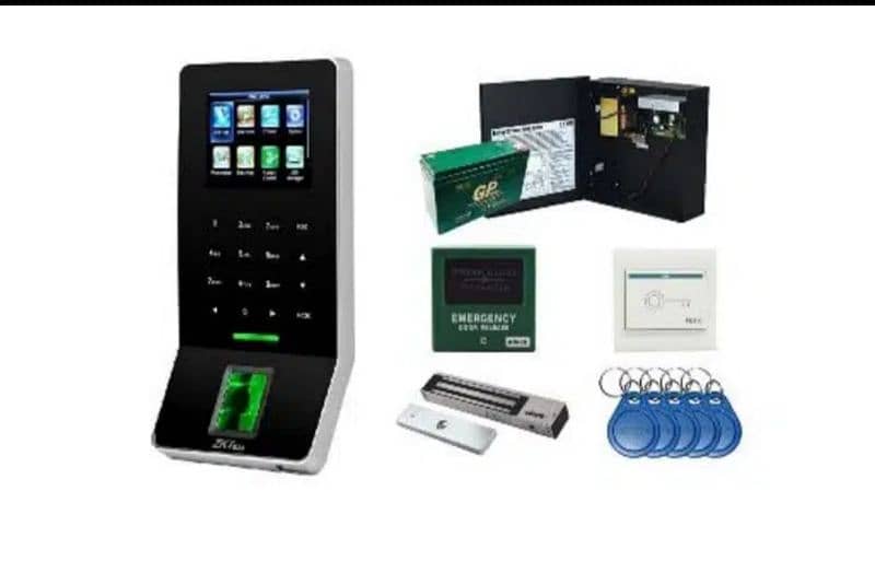 biometric attendance machine Rfid card keypad electric door lock 2