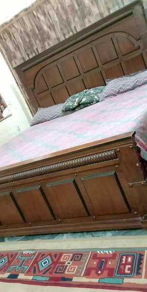 Wooden Bed Olny 5