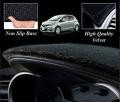 Velvet Dashboard Cover (Mats) Non Slip With Home Delivery on COD