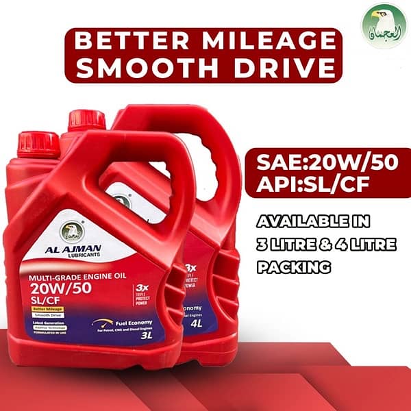 Engine Oil 20W50 SL/CF imported 3 •Litre 0