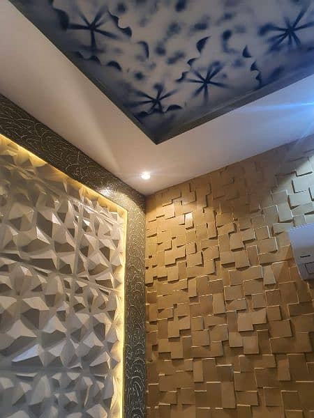 3D wall panels with fitting and labour 03008991548 5