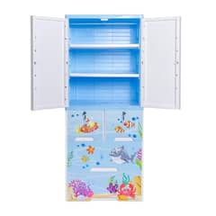 Kideez Wardrobe Multipurpose Storage Drawer Toy Almirah Hanging