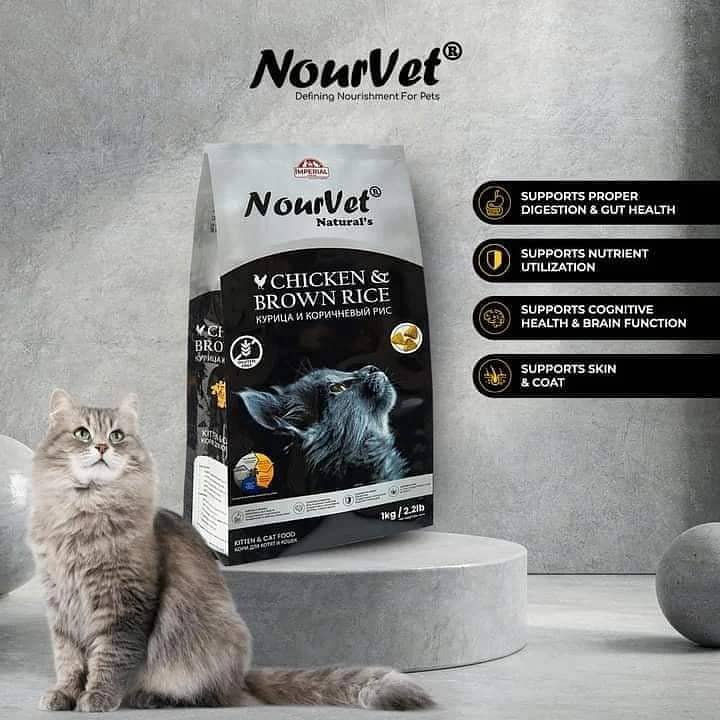 Fluffy cat food Pawfect Pet nosh Nourvet dog food cat litter supplies 4