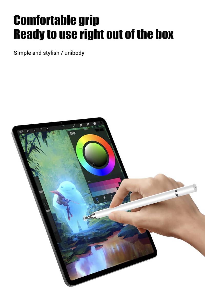 Stylus Writing, Drawing, Painting Pen Ball Point 2in 1 6