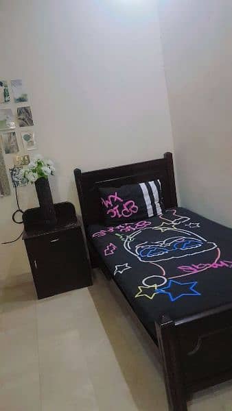 Furnished room available for boy. 17000 7