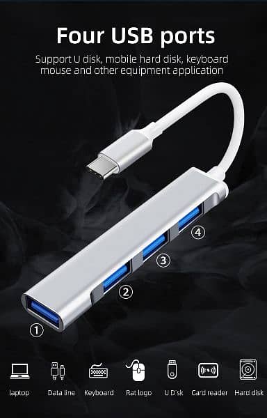 Usb Hub 3.0 | 4 ports Hub. 2