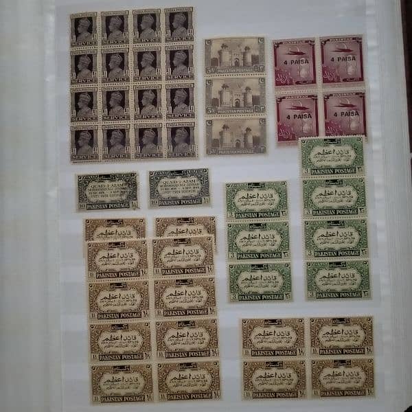Pakistani postage mint stamps collection 17000 stamps 0