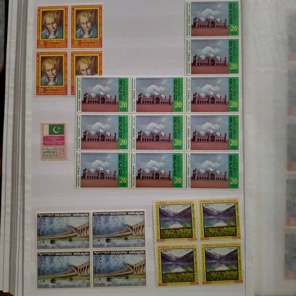 Pakistani postage mint stamps collection 17000 stamps 4
