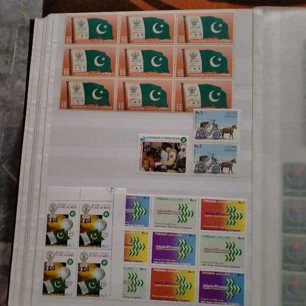 Pakistani postage mint stamps collection 17000 stamps 10
