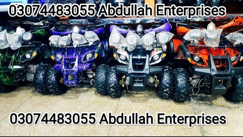 ATV QUAD BIKE 125CC brand new zero meter Hunter Jeep  for sale 4