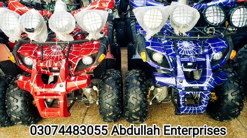 ATV QUAD BIKE 125CC brand new zero meter Hunter Jeep  for sale 8