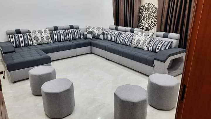 6 Seater Sofa Set | L Shape Sofa Sofa Set | Corner Sofa Set | Sofa Set 8