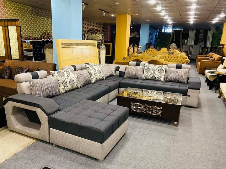 6 Seater Sofa Set | L Shape Sofa Sofa Set | Corner Sofa Set | Sofa Set 9