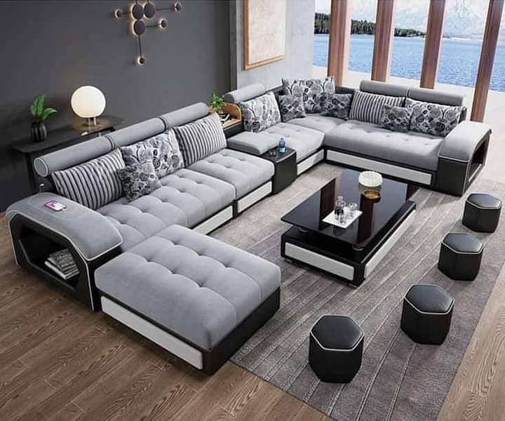 6 Seater Sofa Set | L Shape Sofa Sofa Set | Corner Sofa Set | Sofa Set 18