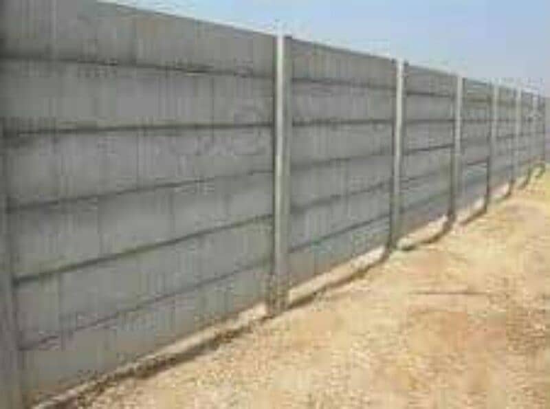 PRECAST BOUNDRY WALL AND CONSTRUCTION 1