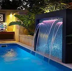 Swimming Pool Construction,Jacuzzi,Fountain,Steam Bath, Sauna Room 5