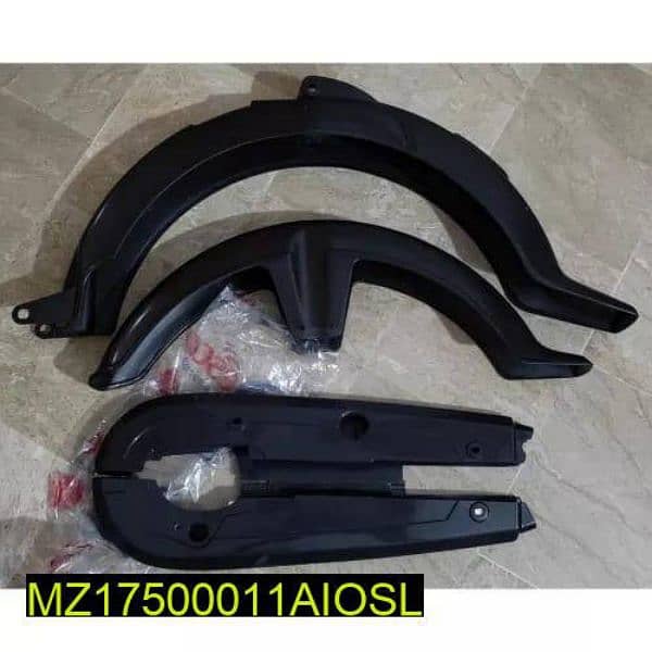 Set of Mudguard with chain cover 2