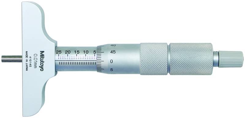 Mitutoyo original Japan depth micrometer 10