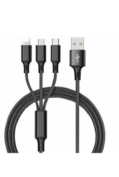 3 in 1 Fast USB Charging Cable Universal Multi Function Cable 7