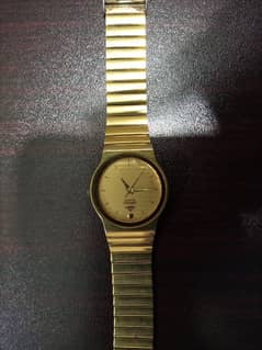 Seiko Quartz Original Gold Plated Watch for Urgent Sale 0