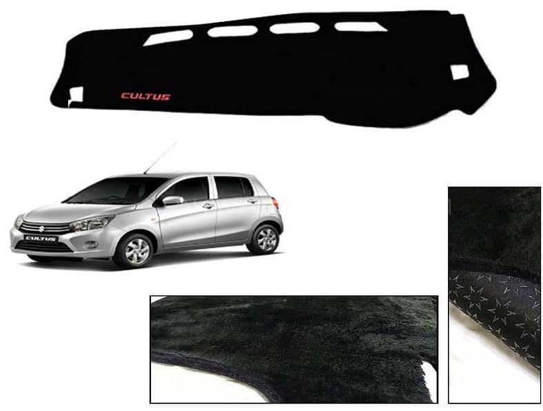 Velvet Dashboard Cover (Mats) Non Slip With Home Delivery on COD 3