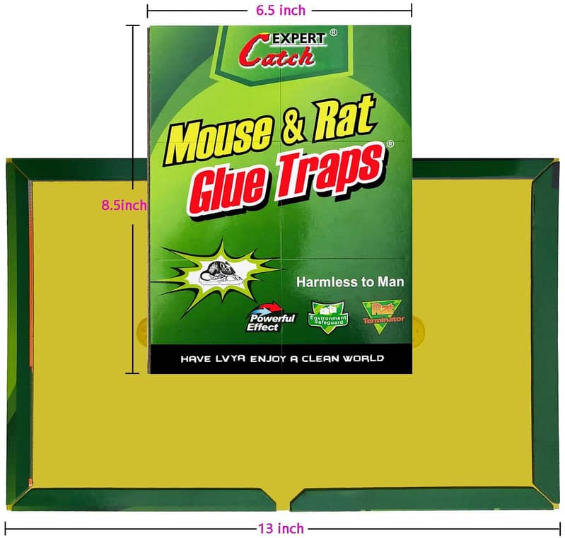 Pack of 3 - Super Strong Sticky Rat Glue Trap Board Mouse Rodent Catch 2