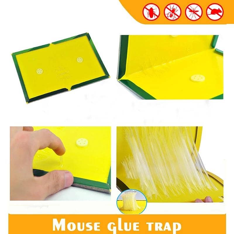 Pack of 3 - Super Strong Sticky Rat Glue Trap Board Mouse Rodent Catch 4