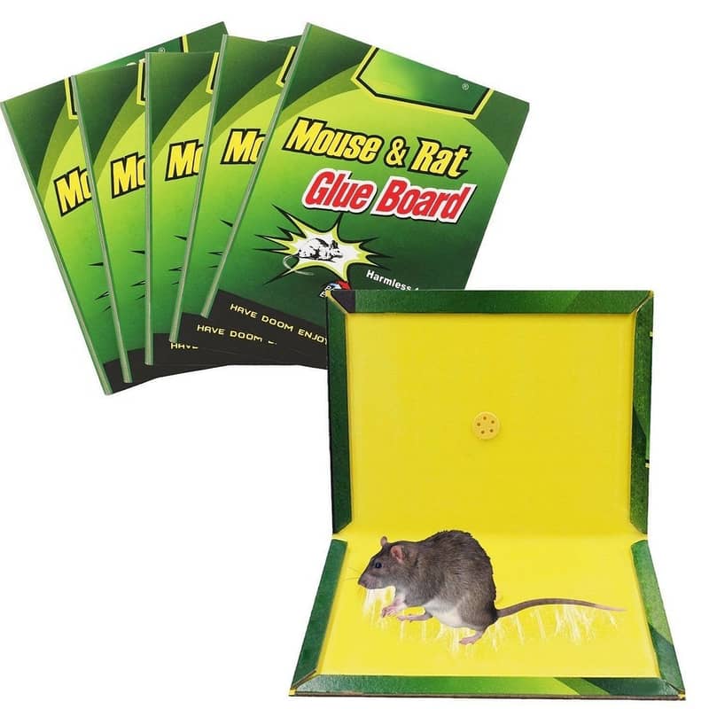 Pack of 3 - Super Strong Sticky Rat Glue Trap Board Mouse Rodent Catch 5