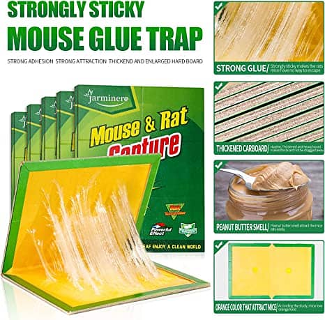Pack of 3 - Super Strong Sticky Rat Glue Trap Board Mouse Rodent Catch 6