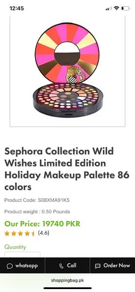 Sephora 100% original Wild wishes kit 6