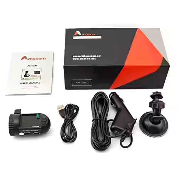 Amacam AM-M80 1.5-Inch Screen Miniature HD Dash Cam Car Video Recorder 3