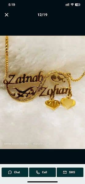 name customized locket brestes 2