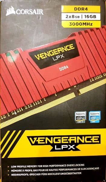 DDR 4 RAMS  8gb X 2 2