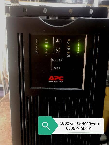Apc Smart 5000VA 48v 4000watt long backup model fresh stock 2