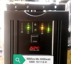 Apc Smart 5000VA 48v 4000watt long backup model pure sine wave ups