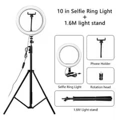 RING Light With Mobile Holder With 7 Feet Stand