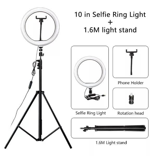 RING Light With Mobile Holder With 7 Feet Stand 0