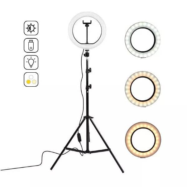 RING Light With Mobile Holder With 7 Feet Stand 1