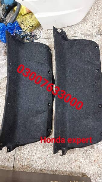 Honda civic reborn genuine Trunck Namda and all parts available 0